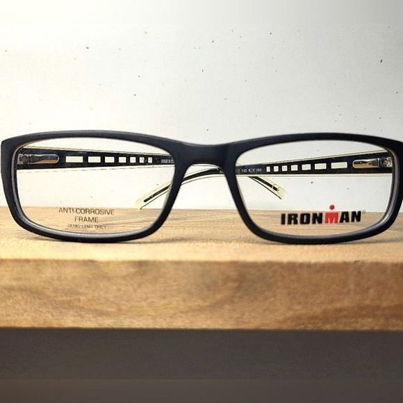 LOT OF 4-- NEW IronMan Eyeglass Frame, Rx'able men glasses, Black 53-17-140 - Picture 1 of 6